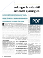 Como Prolongar La Vida Util Del Instrumento Quirurgico PDF