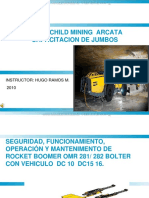 Curso Capacitacion Operacion Equipos Perforacion Jumbo Hidraulico PDF