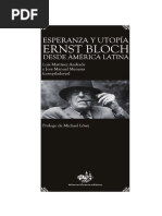 Esperanza y Utopia Ernst Bloch Desde Ame PDF