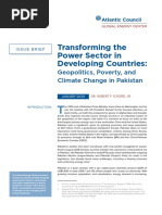 Transforming The Power Sector in Developing Countries:: Geopolitics, Poverty, and Climate Change in Pakistan