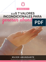 1.3 Los 7 Valores Incondicionales para Generar Abundancia PDF