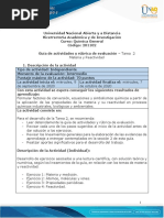 Guia de Actividades y Rúbrica de Evaluación - Unidad 1 - Tarea 2 - Materia y Reactividad