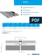 Migutec FL 21: Joint Covers For Expansion Joints For Floors and Walls