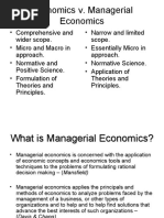 Nature and Scope of Managerial Economics