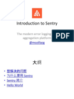 Introduction To Sentry: The Modern Error Logging and Aggregation Platform