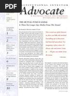 Advocate: The Mutual Fund Scandal Is There No Longer Any Shelter From The Storm?