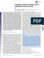 Satellite-Based Assessment of Yield Variation and Its Determinants in Smallholder African Systems