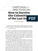 Hugh Nibley - Scriptural Perspectives On How To Survive The Calamities of The Last Days