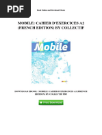 Mobile Cahier Dexercices A2 French Edition by Collectif PDF