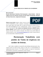 Inicial Reclamatória Trabalhista