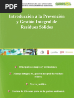 TEMA I. 5 Introduccion A La Gestion Integral de Residuos Solidos