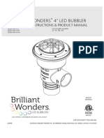 Brilliant Wonders 4" Led Bubbler: Installation Instructions & Product Manual