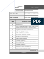 Plan de Auditoria