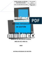 Manual de Gestion de Calidad