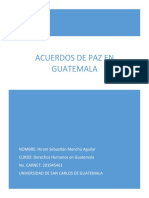 Analisis ACUERDOS DE PAZ EN GUATEMALA