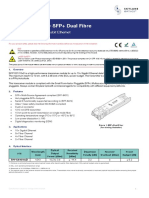 SPP1301010xD SFP+ Dual Fibre: 1310nm / 10km / 10x Gigabit Ethernet