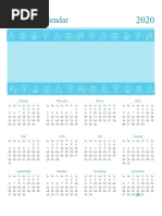 Birthday Calendar With Highlighting1