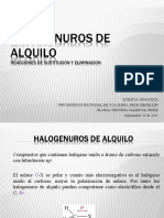 Sustitución-Eliminación en Halogenuros de Alquilo