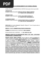 Modelo Contrato de Arriendo PDF