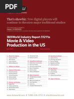 IBISWorld Industry Report Movie & Video Production in The US 2019