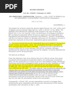 Second Division G.R. No. 133632: February 15, 2002 Bpi Investment Corporation,, Petitioner, V. Hon. Court of Appeals and