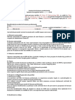 Contract Formare Profesionala Academie