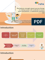 Hip Abductor Strength-Based Exercise Therapy in Treating Women With Moderate-To-Severe Knee Osteoarthritis: A Randomized Controlled Trial