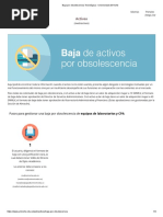 Baja Por Obsolescencia Tecnológica - Universidad Del Norte