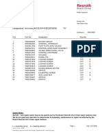 Rexroth: Spare Parts List