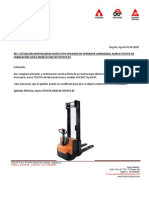 Apilador Sin Plataforma Toyota PDF