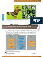 C. Proses Dan Alat Produksi Kerajinan Tekstil