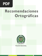 Cartilla de Ortografía Policial