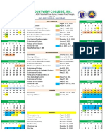 Mountview College, Inc.: 2020-2021 SCHOOL CALENDAR