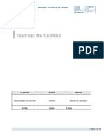 Manual de Gestión de La Calidad