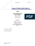 European Aviation Safety Agency: Easa Type-Certificate Data Sheet