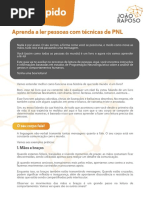 Guia Rapido, Aprenda A Ler Pessoas Com Técnicas de PNL