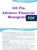 Advance Financial Management 1