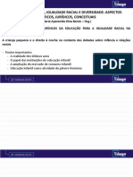 Educação Infantil, Igualdade Racial e Diversidade - Aspectos Políticos, Jurídicos, Conceituais - Partes I A Vi