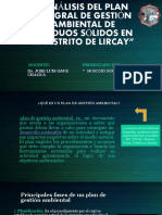 Análisis Del Plan Integral de Gestión Ambiental