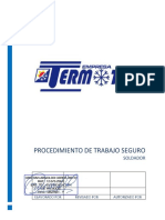 Procedimiento de Trabajo Seguro Soldador PDF