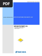 NF2W757GRT-V1: Specifications For White Led