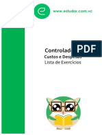 Lista de Exercícios Custos e Despesas