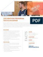 Incubation Program Tech & Science: We Offer Dates