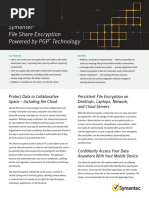 Symantec File Share Encryption Powered by PGP Technology