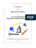 Guidelines For Risk Management