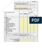 9 UnPrice Bid Enclosure A Calculation of Local Content Y15SC18005