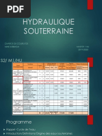 Partie I Cours HYDRAULIQUE SOUTERRAINE Master 1 HU-FGC-USTHB 1920