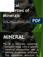 Physical Properties of Minerals