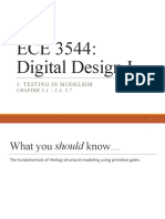 ECE 3544: Digital Design I: 1: Testing in Modelsim