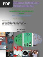 Material Science and Metallurgy Ala On: "Non Destructive Testing"